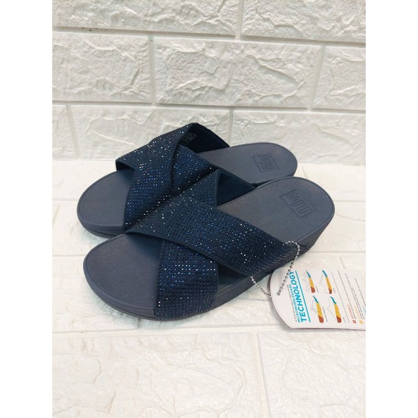 NEW FITFLOP CRYSTAL SLIDE WOMEN SANDALS