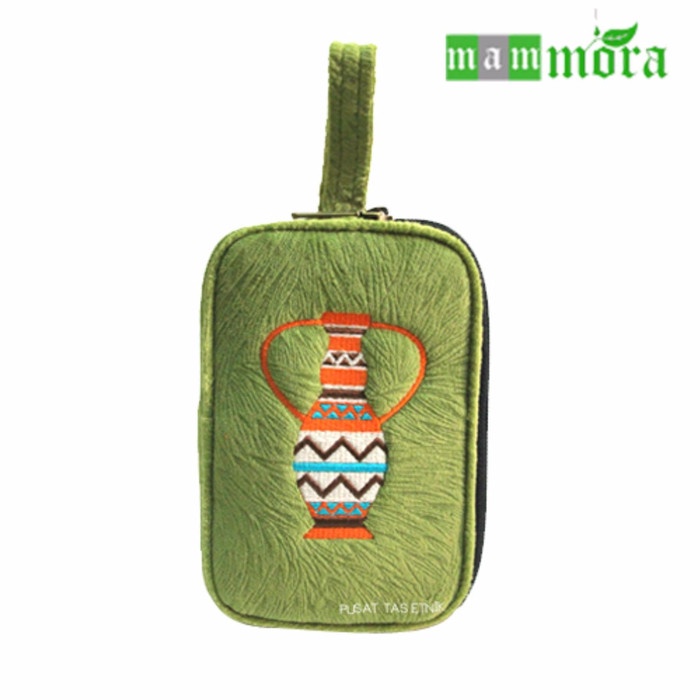 E0440F Dompet Hp Wanita / Dompet Tangan Mammora Mini Pouch / Dompet Cantik - Gucci Green Fv0101