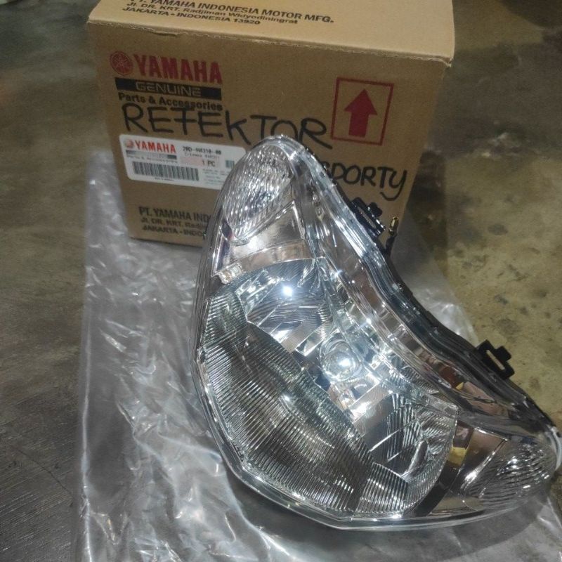lampu depan assy refektor reflektor Mio Sporty original YGP