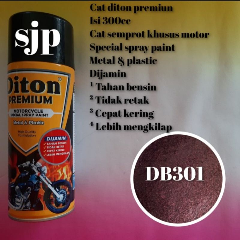 DITON PREMIUM CAT SEMPROT TAHAN BENSIN 300CC BUNGLON CHAMELEON 3D PAINT  DB301****