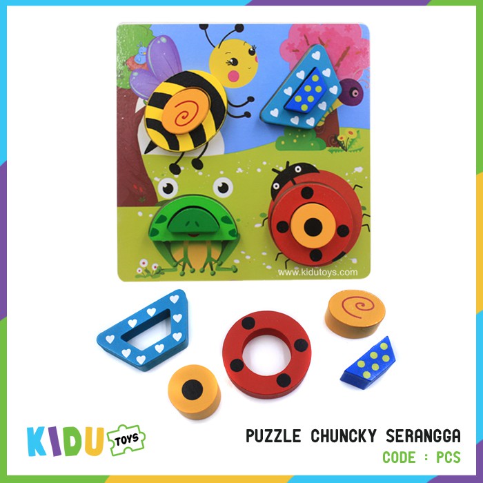 Mainan Anak Puzzle Chuncky Kidu Toys