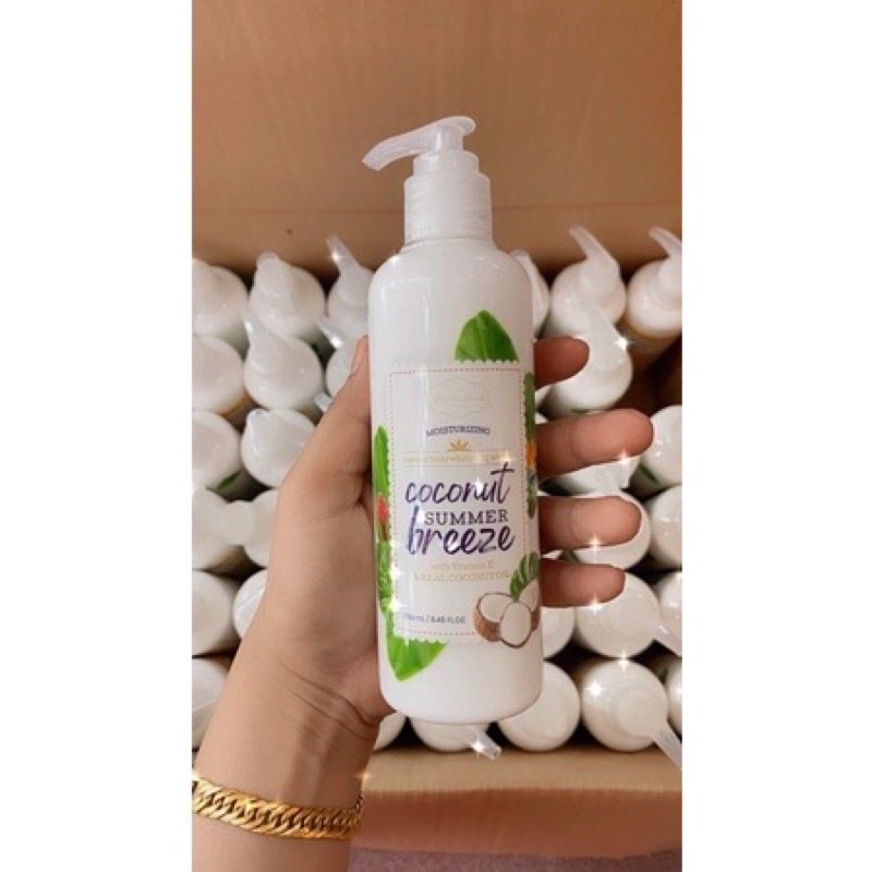 VANEELA BEAUTY COCONUT SUMMER BREEZE INSTANT WHITE BODY LOTION