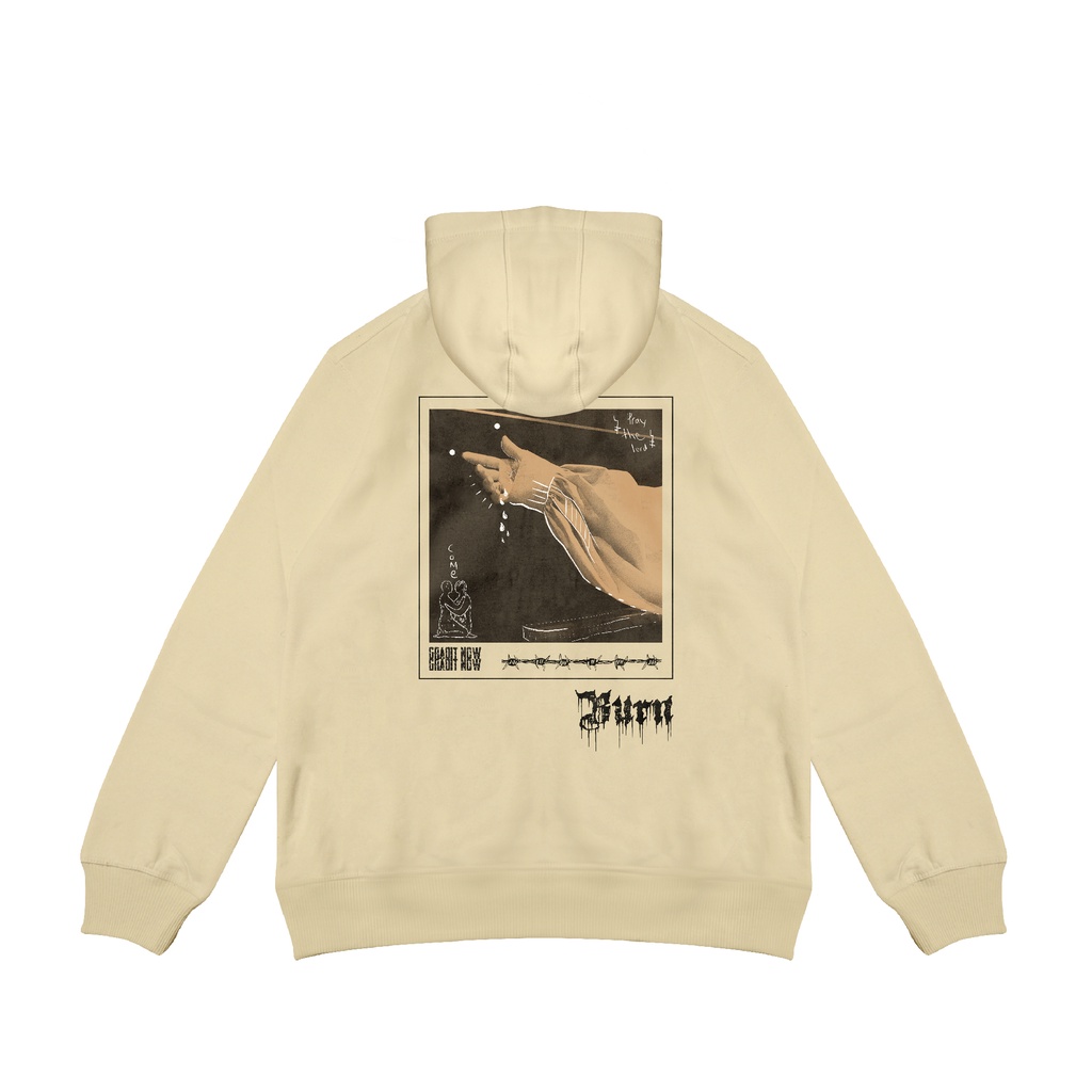 GRDT Haze Hoodie Cream