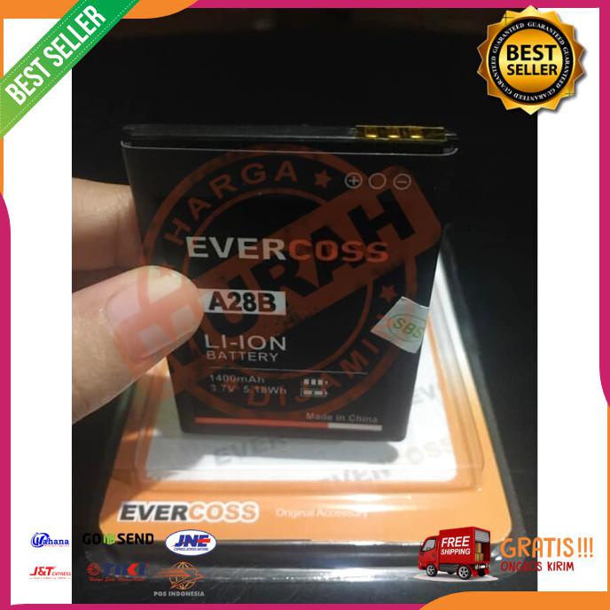 Acc Hp Baterai Evercoss A28B 1400Mah Ori Oem