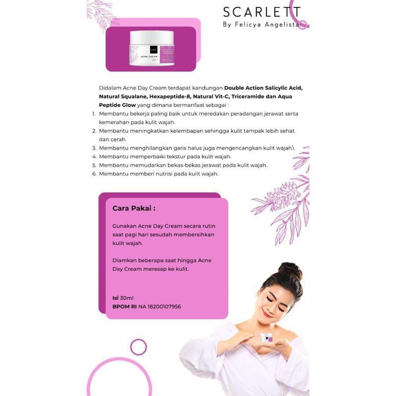 SCARLETT ACNE CREAM DAY/ NIGHT