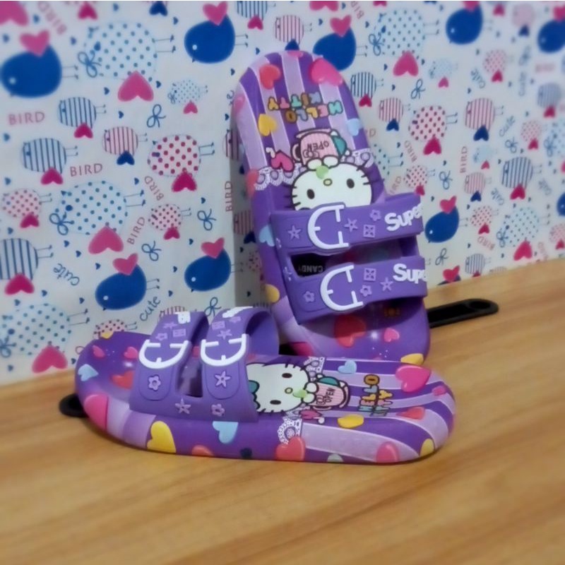 sandal anak cewek/sandal anak cewek katakter hello kitty