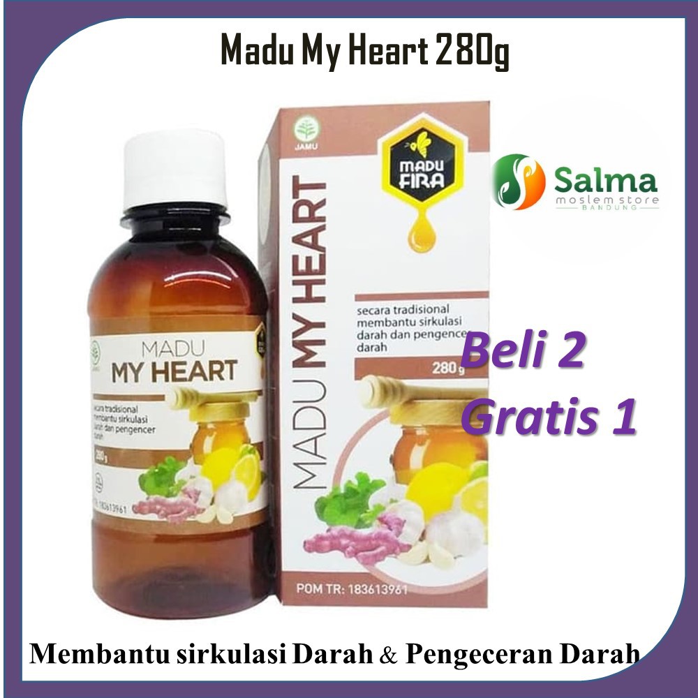 

( COD ) Madu My Heart Obat Herbal Untuk Jantung Koroner & Darah Tinggi
