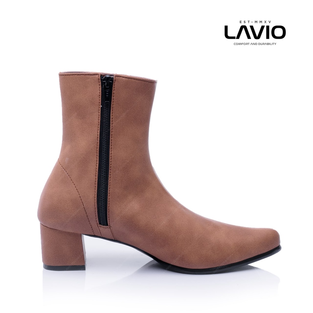 Sepatu Boots Wanita Cewe Keren Korea Kekinian Lavio Qiana Original High Heels