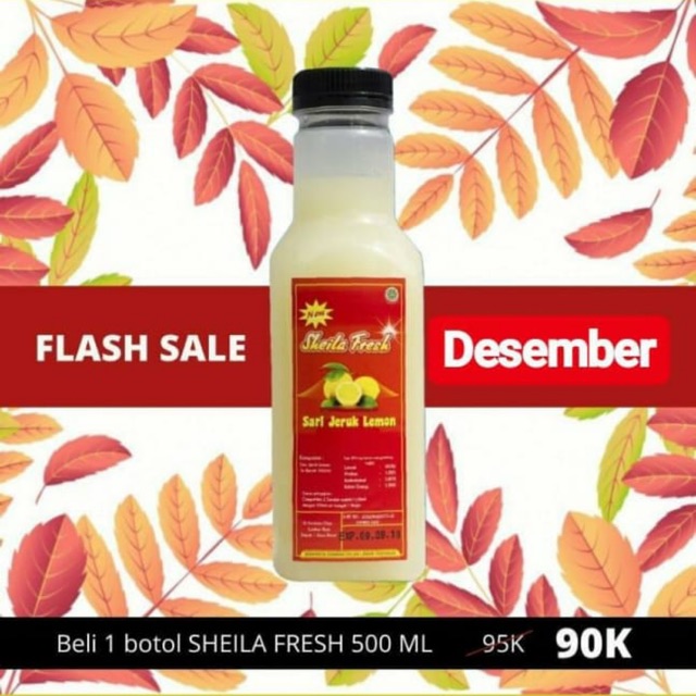 

SARI JERUK LEMON SHEILA FRESH 100%pure Lemon.