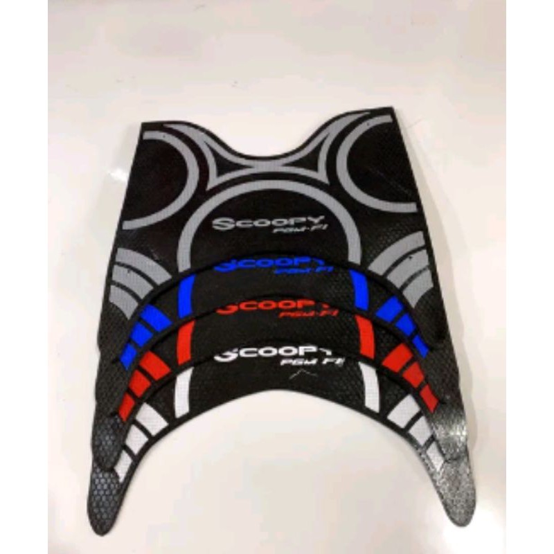 karpet pijakan kaki motor scoopy 2018 new