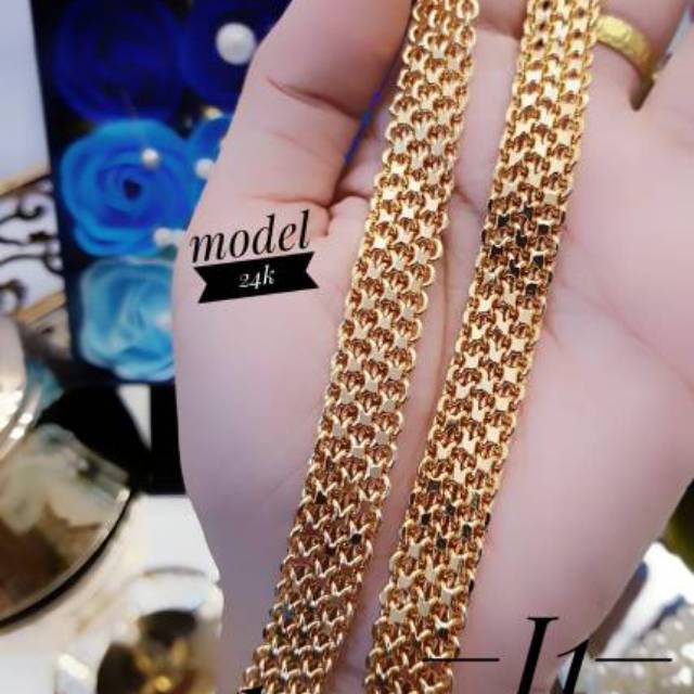 Xuping gelang lapis emas 24k 2107