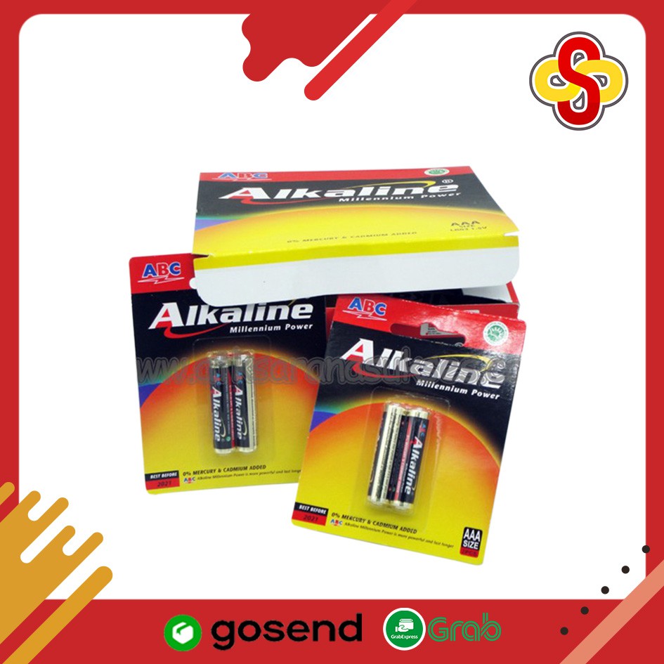 Baterai ABC Alkaline AAA LR-03 Isi 2 pcs