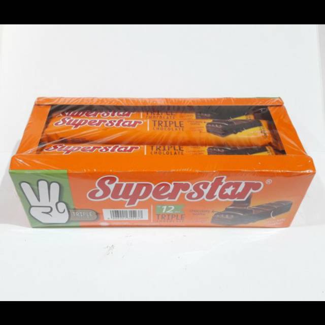 

Wafer Coklat Superstar 1 dus isi 12pcs