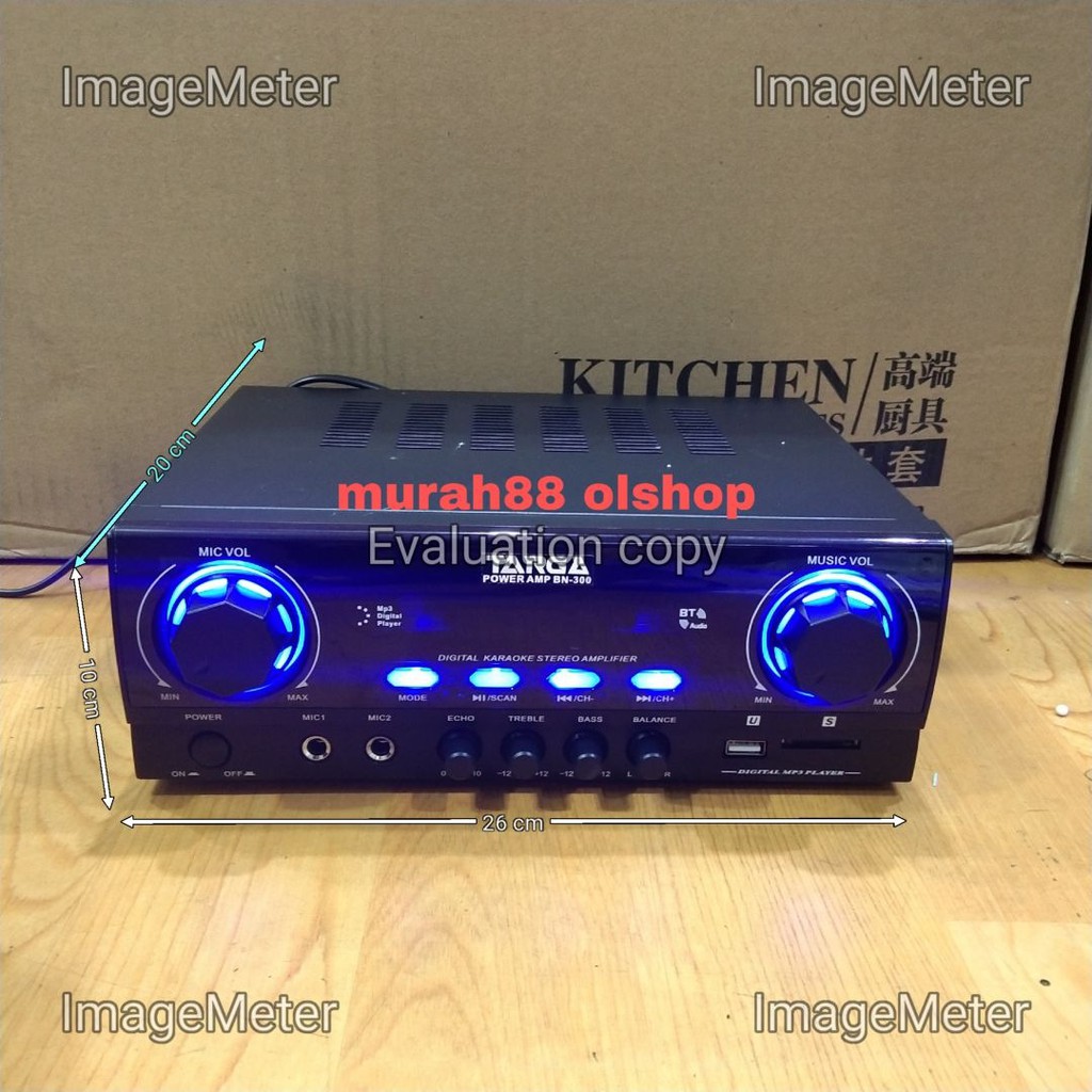 PAKET HOME KAROKE SPEAKER TARGA BN-300 BLUETOOTH