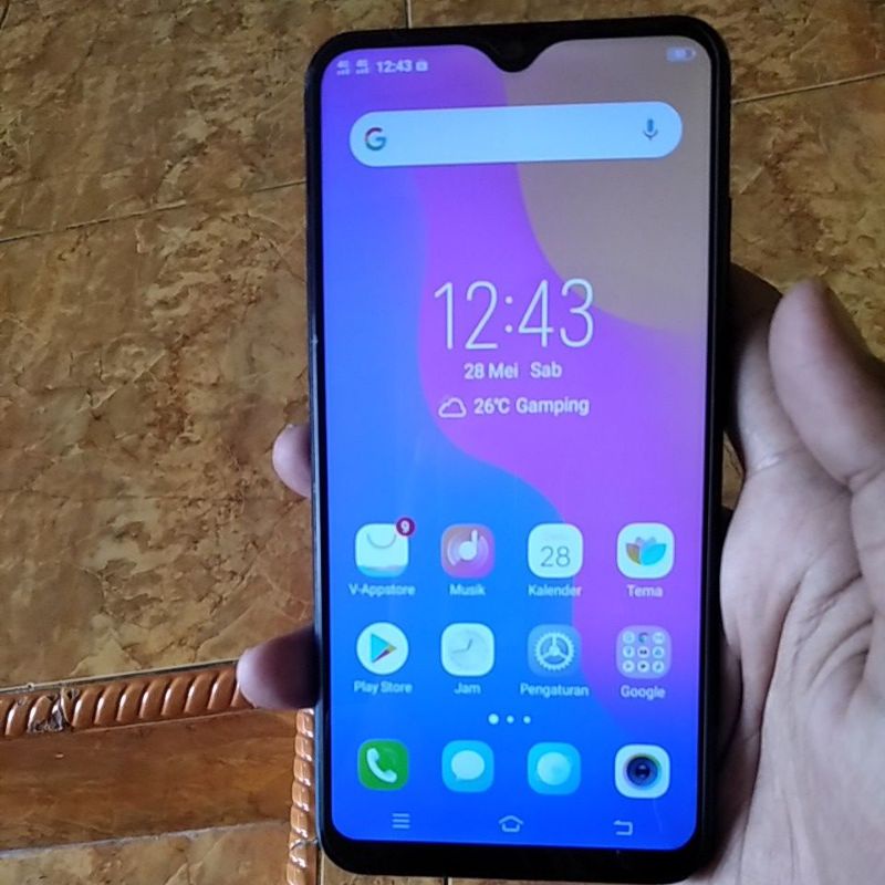vivo y91c ram 2/32 seken  bekas pemakain adek sendiri