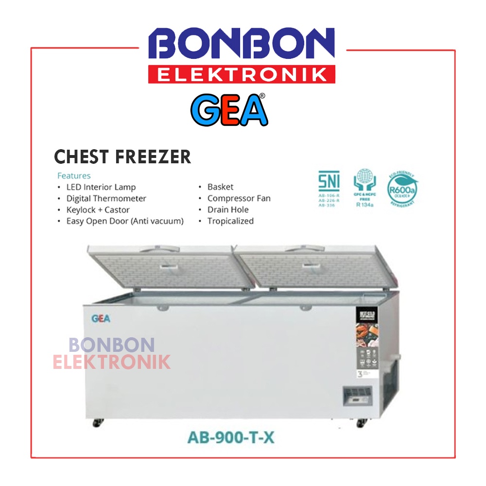 GEA Chest Freezer AB-900TX / AB 900 TX 865L