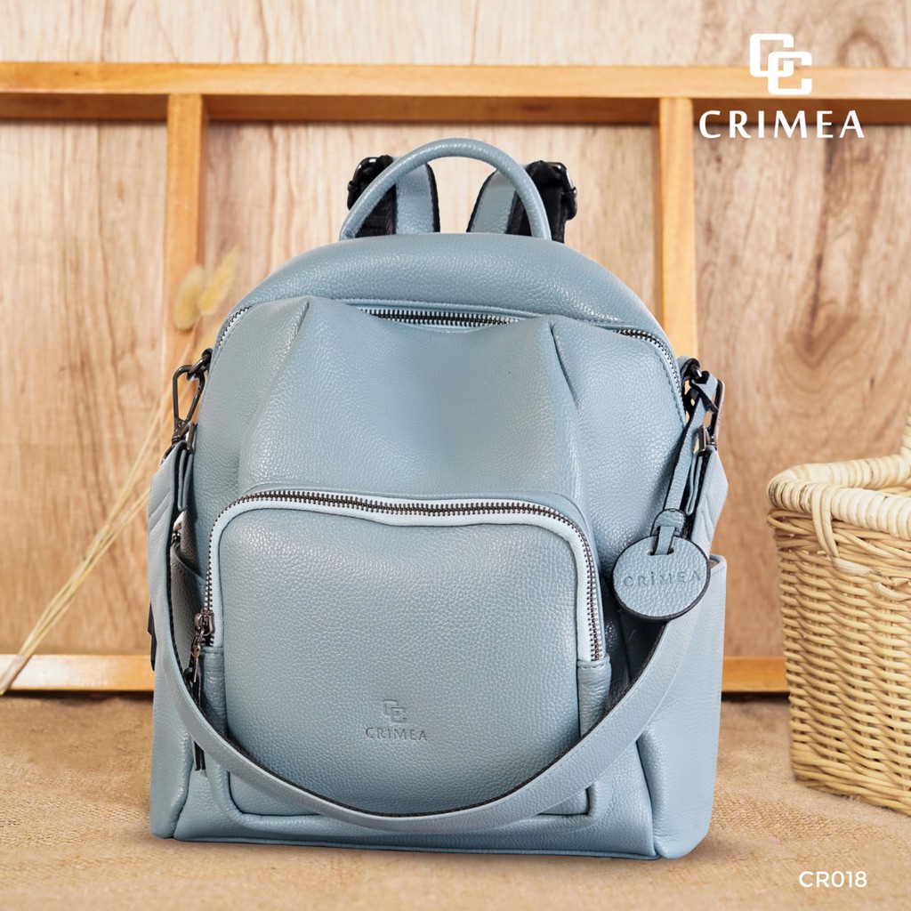 LINKSBANDUNG - CRIMEA Flavia Backpack CR018 Tas Ransel Wanita Backpack Kulit Multifungsi Original