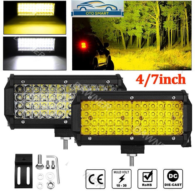 LAMPU TEMBAK SOROT LED BAR CWL 48LED MOBIL/MOTOR  12VOLT - 24VOLT WORKLIGHT