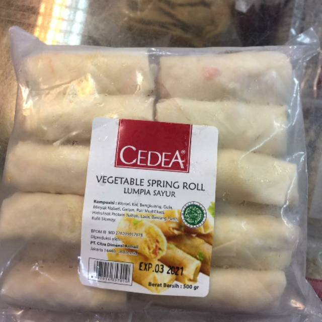 

Cedea vegetable spring roll 500gr