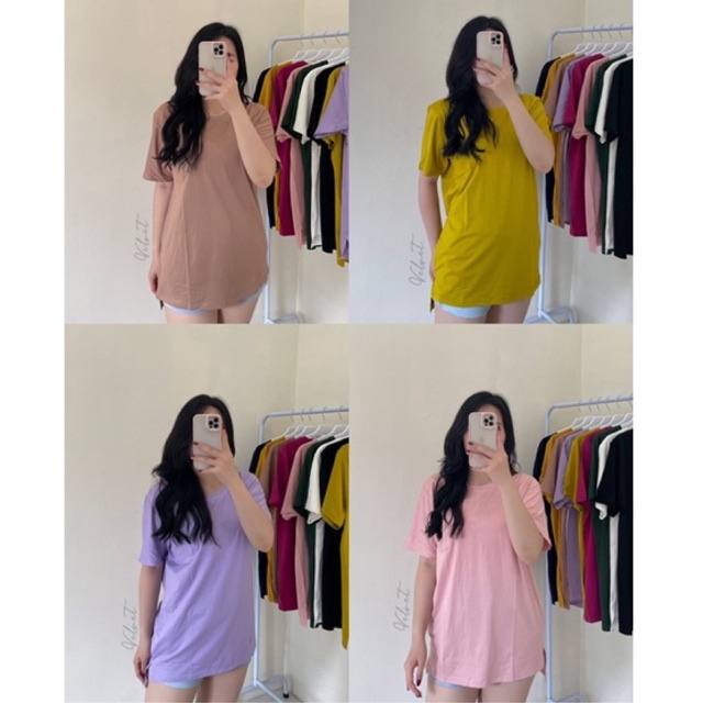 Kaos Oversize Wanita / Kaos Oversize Oneck / Kaos Jumbo Wanita