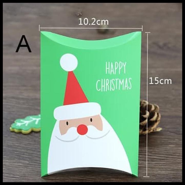 

Hot Price Christmas Gift Pillow Box 16 / Kotak Souvenir Kado Natal