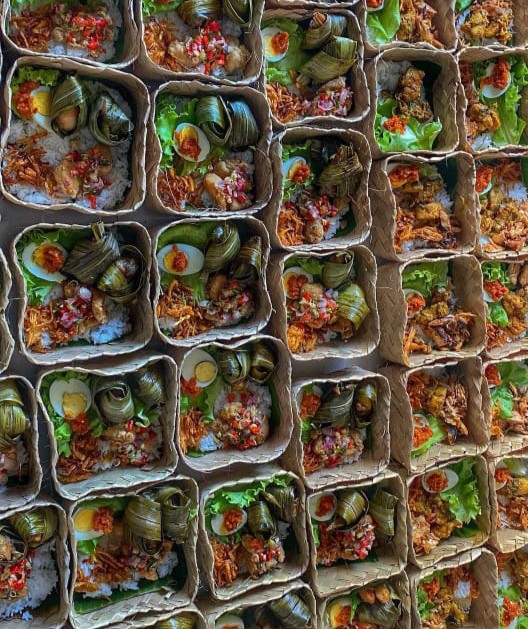 Besek Estetik Box-besek Bambo Ukuran Sedang-besek Hajatan -anyaman Bambu-besek Hampers