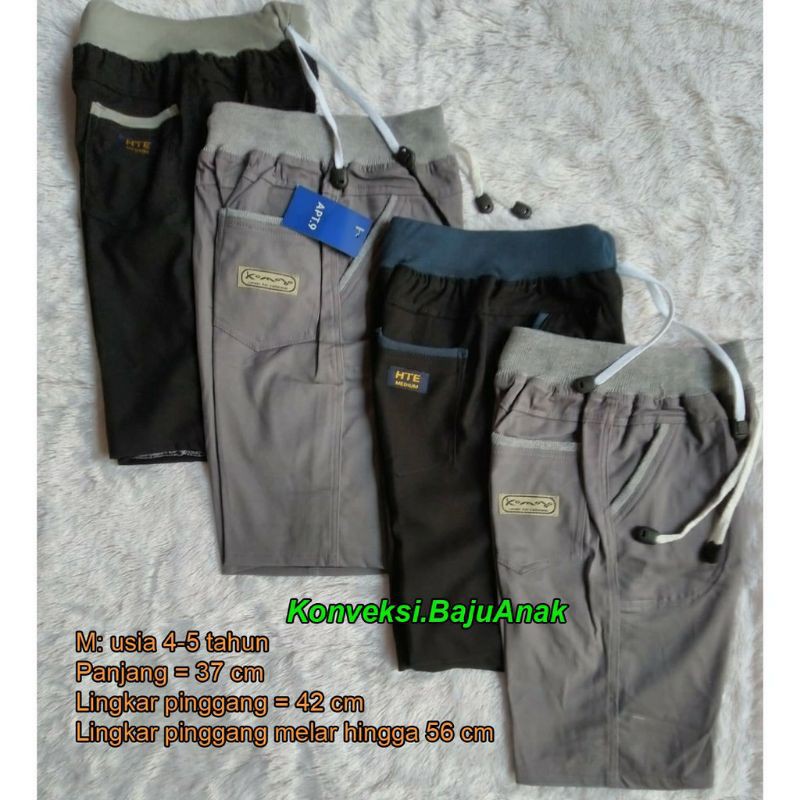 celana chino pendek anak laki laki