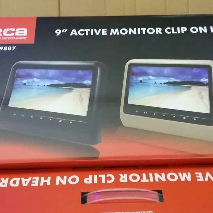 tv headrest clip on orca rc 9887 monitor only