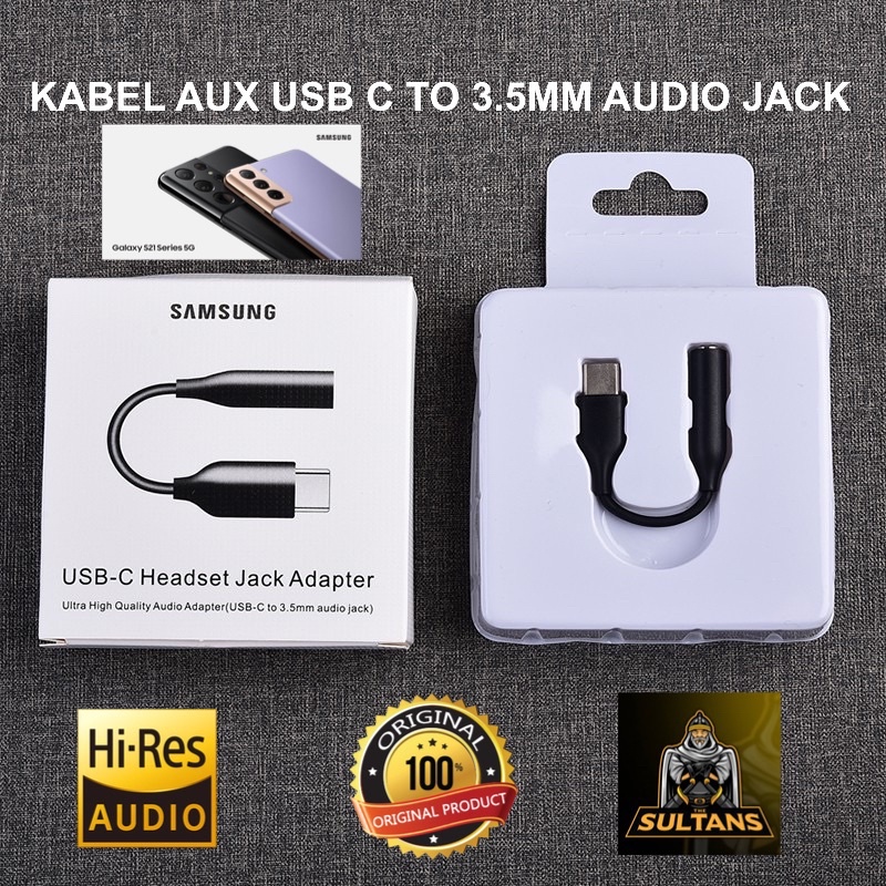 GROSIR KABEL AUX SAMSUNG NOTE20 ULTRA TYPE C SUARA HD SUDAH DI TES SANGAT BAGUS