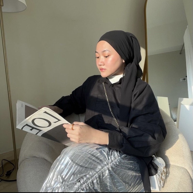 KEMEJA LINEN CROP TOP