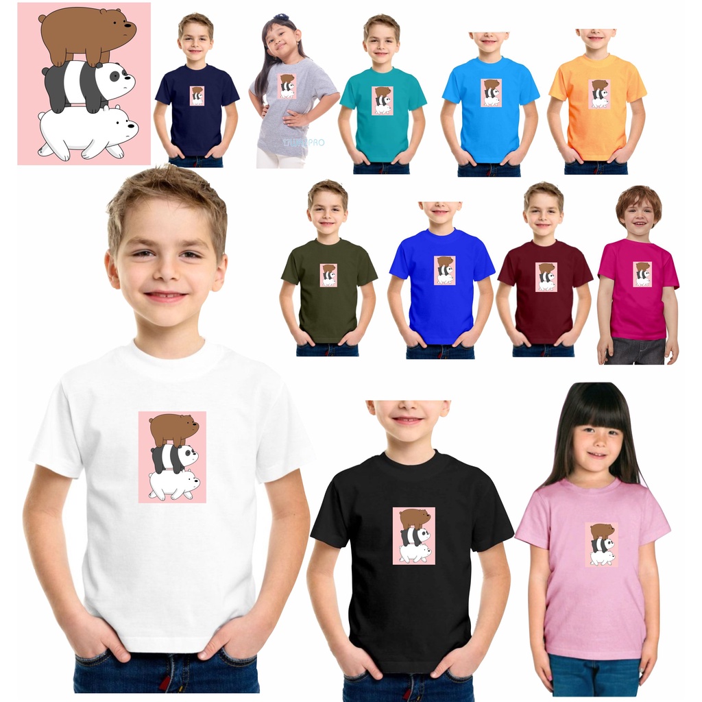 Kaos anak anak bergambar print digital unisex bisa di pakai laki laki dan perempuan 002