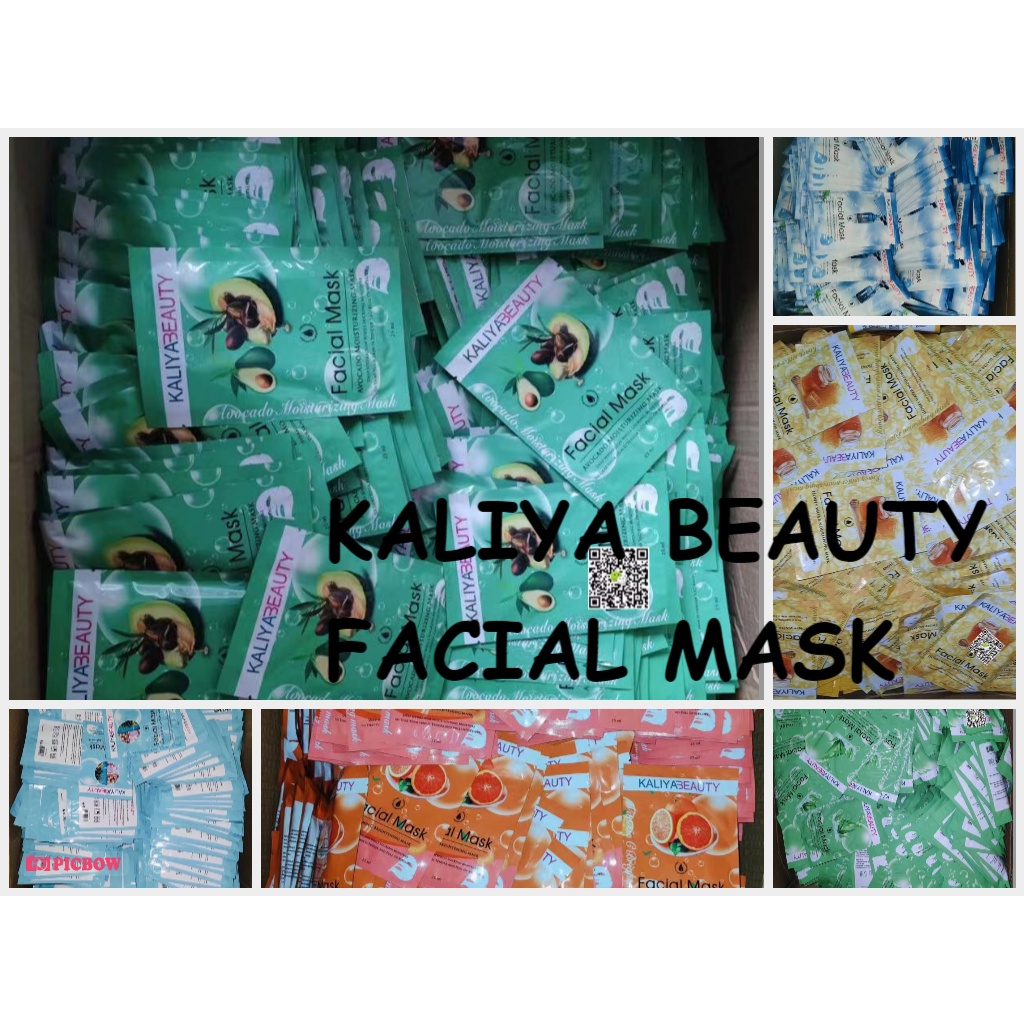 KALIYA BEAUTY FACIAL MASK MASKER WAJAH WANITA KOREA MOISTURIZING SHEET ANTI AGING MUKA TOPENG