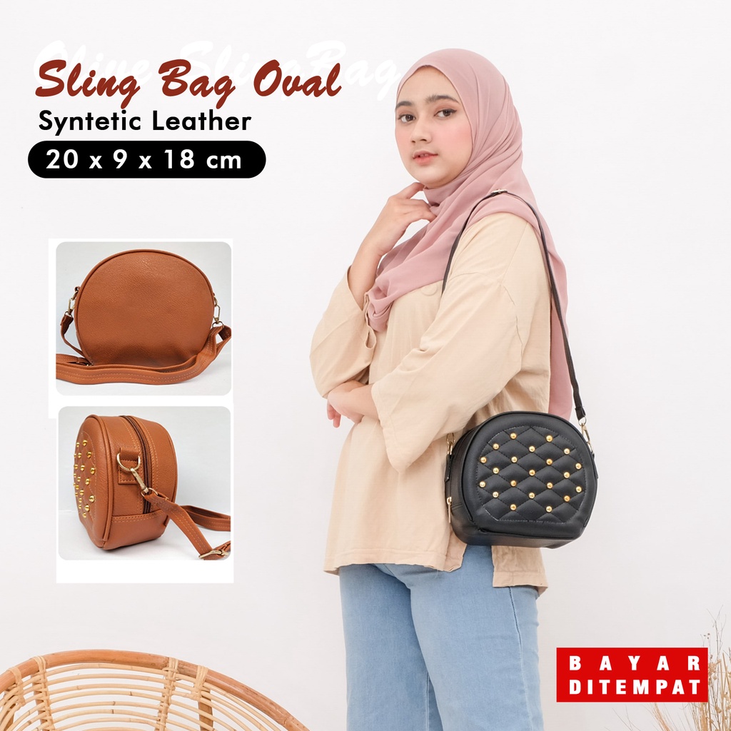 Slingbag Cewek Bulat Tas Pesta Kekinian Tas Selempang Wanita Murah Sling bag Remaja slempang Terbaru