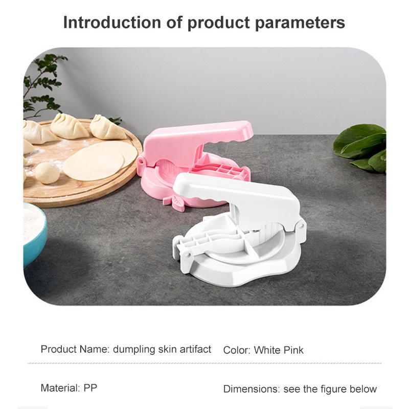 Manual pressing of dumpling skin by mould model of dumpling skin new dumpling making tools for household kitchen OWT