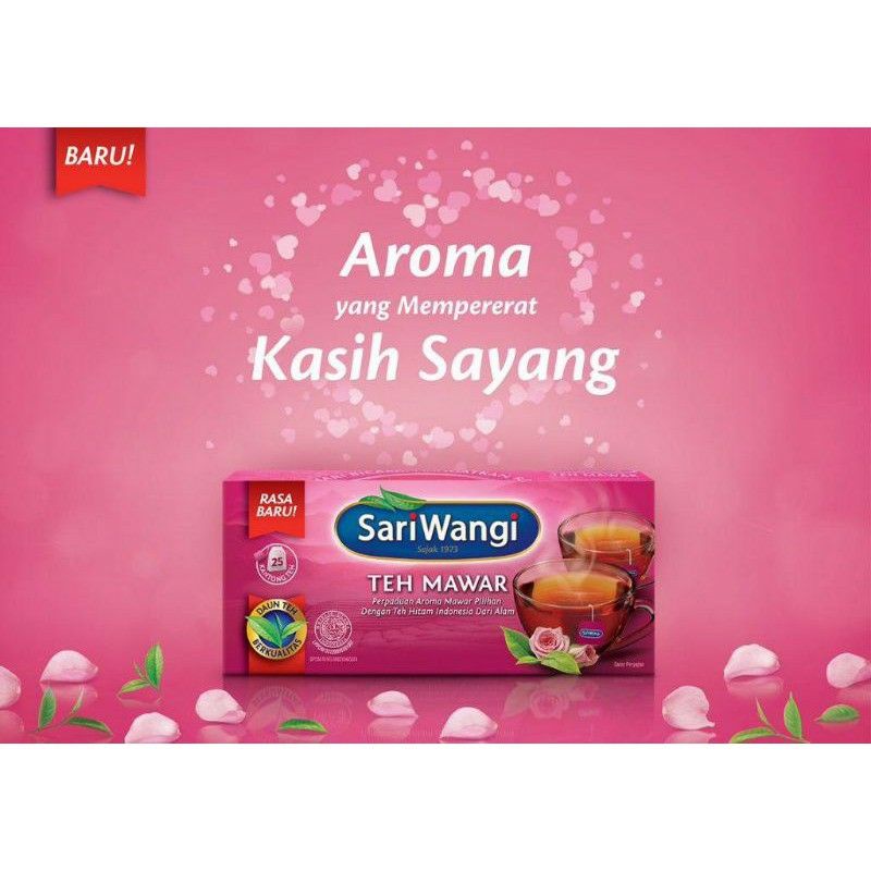 

[Termurah] SARIWANGI Teh Mawar ORIGINAL 100% - Teh Celup Sariwangi varian Mawar