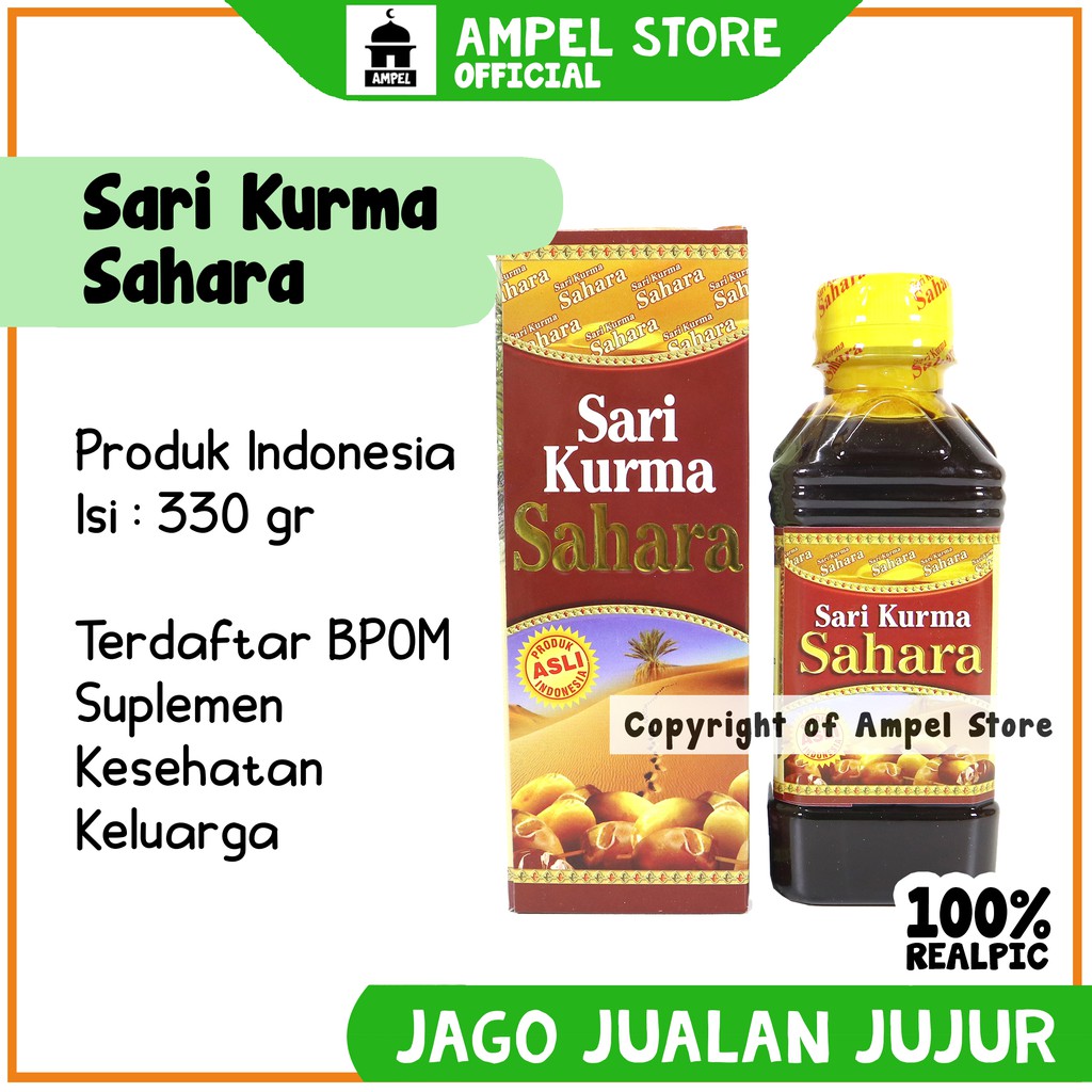 Sari Kurma Sahara Murni 330gr Bagus Untuk Ibu Hamil Melahirkan Menyusui Dan Pemulihan Demam Berdarah Indonesia