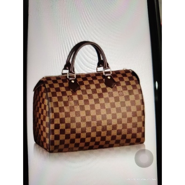 lv speedy damier auth