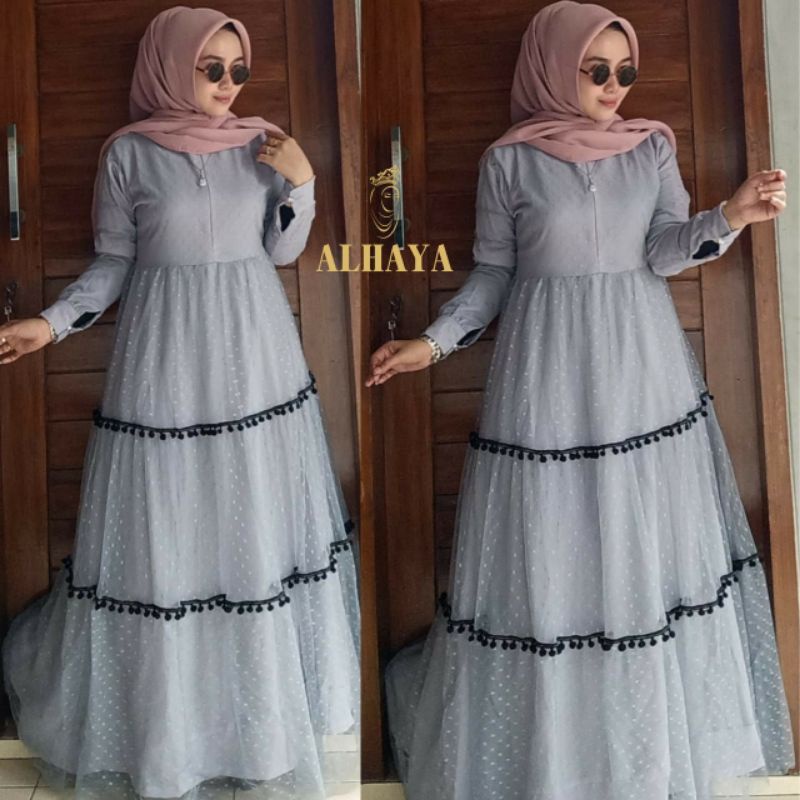 amyra dress ori alhaya..