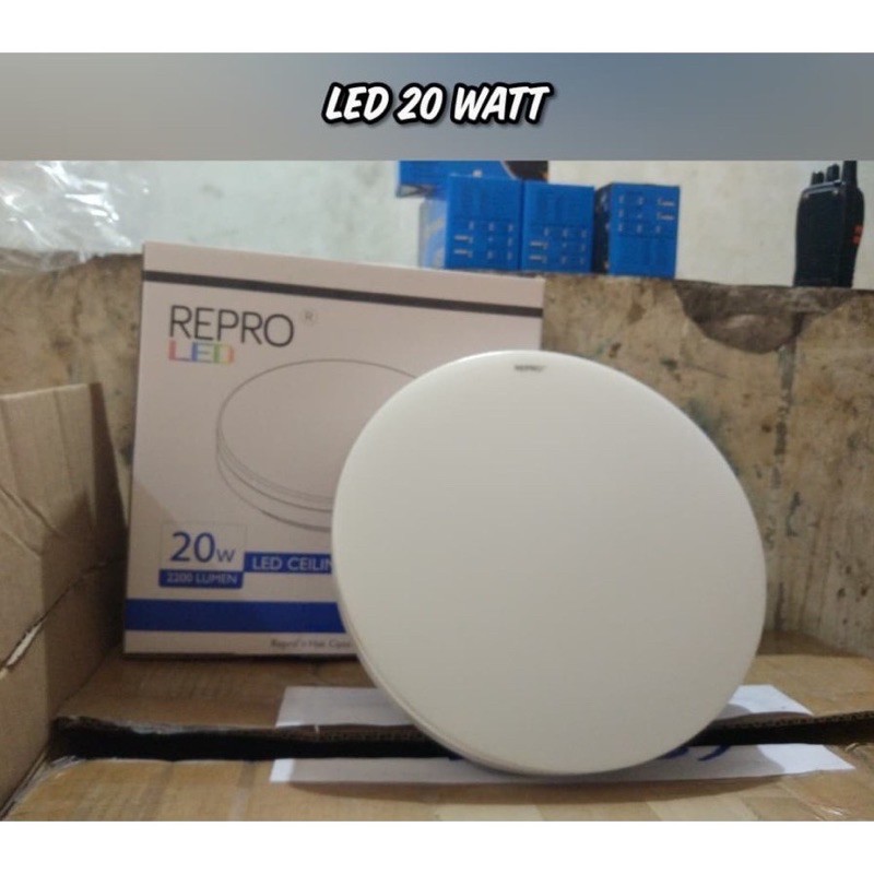 lampu plafon bulat led 20 watt repro