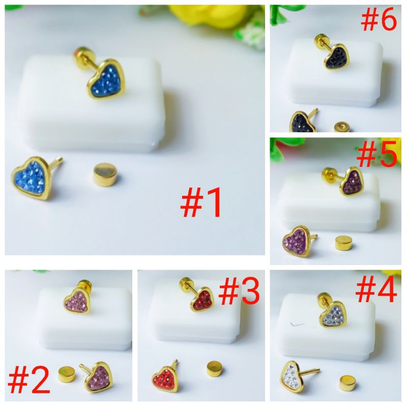 Anting Tusuk Titanium Love C.B