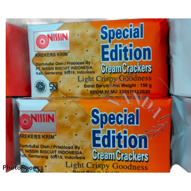 

Nissin Special Edition Cream Crackers 150Gr