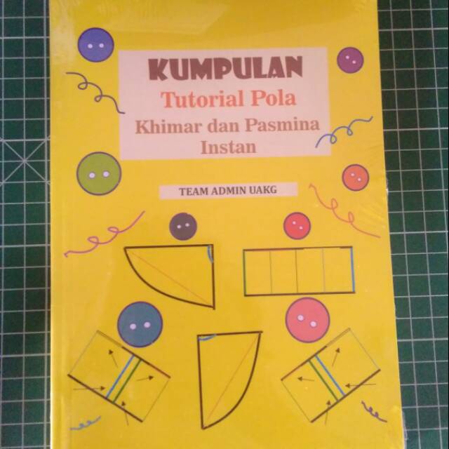 Yellow Book Buku Kumpulan Tutorial Pola Khimar dan Pasmina Instan