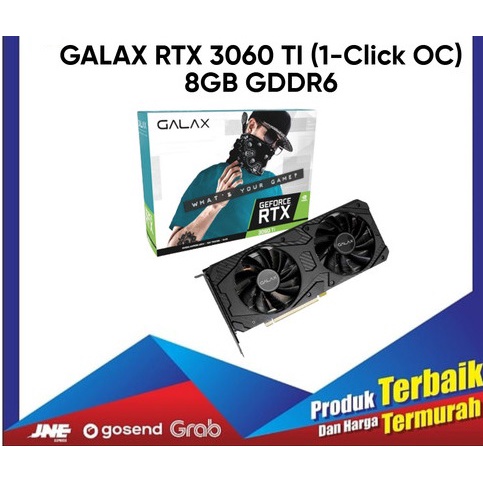 GALAX Nvidia Geforce RTX 3060 Ti 8GB DDR6 1 Click OC DUAL FAN VGA