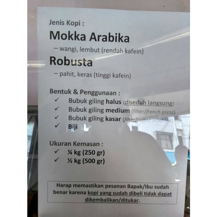 

201ggffg Kopi Aroma Mix Robusta Arabica Bandung 500 Gr Ds20X11