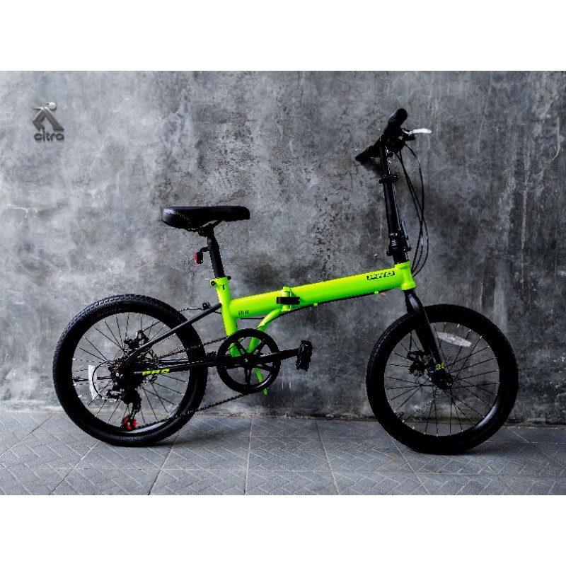 SEPEDA LIPAT PRO IBIS ACTION 20 INCH FOLDING BIKE SHIMANO CHROMOLY COLOR