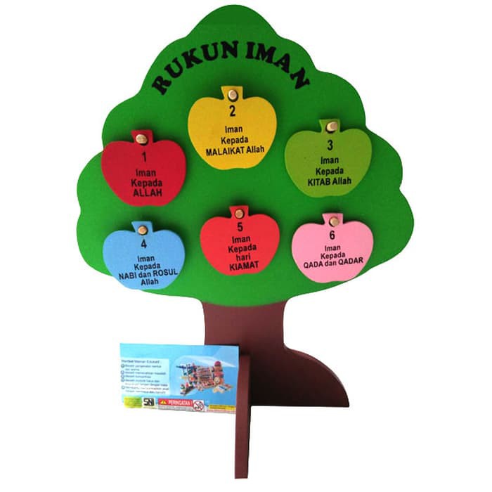 MAINAN EDUKASI POHON RUKUN IMAN - GALNETTA TOY