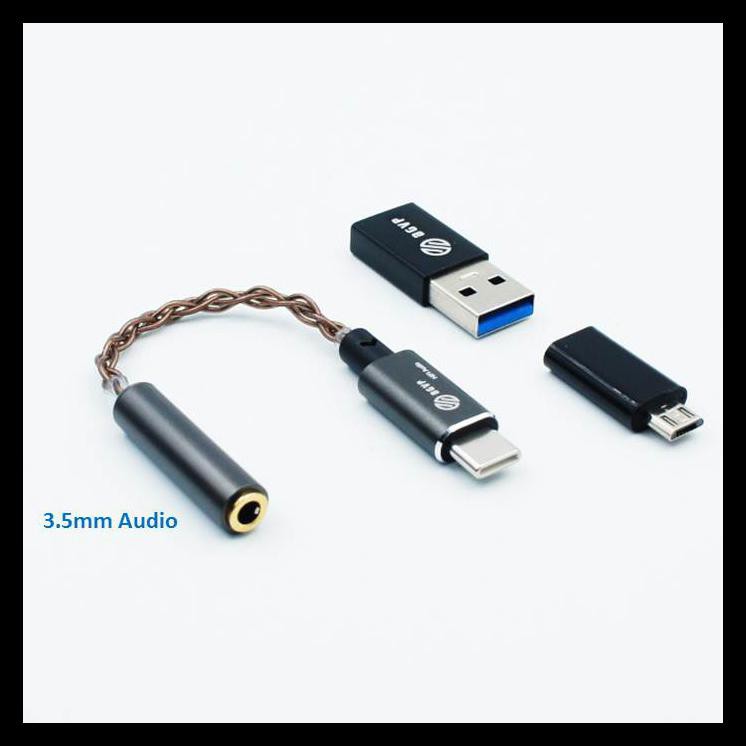 {{BAYAR DI TEMPAT}} BGVP T-01 Kabel USB Type-C DAC Amplifier - 3.5MM PRODUK TERBATAS [Kode 1|Kode