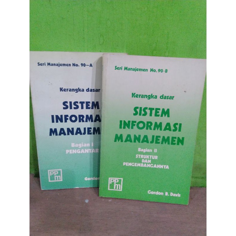 Jual KERANGKA DASAR SISTEM INFORMASI MANAJEMEN OLEH GORDON B DAVIS Indonesia Shopee Indonesia