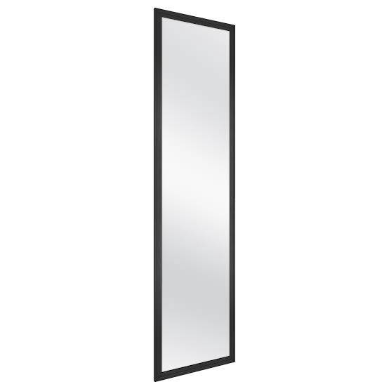 kaca cermin 40 x 100 cm gantung home decor standing mirror medan - Hitam