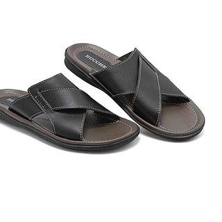 Diskon Besar2an Buccheri  Sandal  Pria  Asher Black 